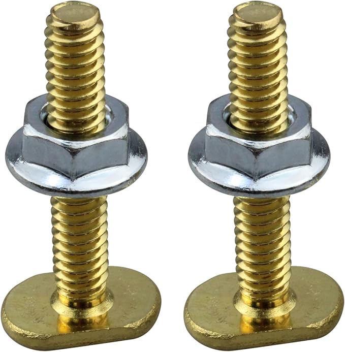 Toilet Closet Bolt Kit fit for Thetford Aqua Magic IV V VI Style Lite Aqua Magic Style Plus 3in Universal Toilet Closet Flange Seal kit,Closet Bolt Kit Toilet Parts Flange Seal Nuts 12524