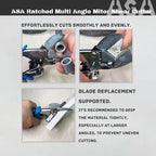 ASA TOOL GBK-84 Black Gold Power-Assisted Raceway Cutter – Effortless Cutting for Tough Jobs