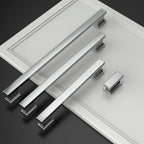 Asidrama 20 Pack 5 Inch(128mm) Polished Chrome Kitchen Cabinet Handles, Cabinet Pulls Kitchen Cabinet Hardware for Cupboard Drawer Pulls