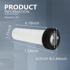 for Geberit 152.404.46.1wall hung toilet connector set with Mounting Hardware