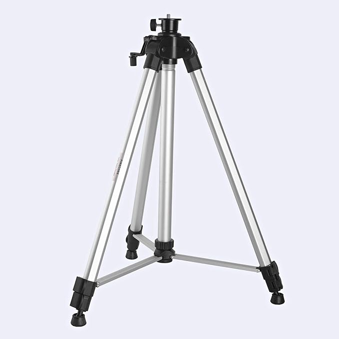 Firecore 71-inch Professional Aluminum Alloy Laser Tripod with Adjustable Legs, 1/4"-20 Male Thread and Extra 5/8"-11 Tripod Adapter for Line Laser Level