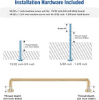 JOY DECOR Cabinet Pulls – 7-1/2 Inch Hole Center, Champagne Bronze, 10 Pack, Zinc Alloy Cabinet Handles for Drawers & Cupboard – Vintage Style Hardware for Kitchen, Bathroom, Dresser