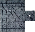 Mytee Products 20' x 27' Flatbed Truck 18 Oz Lumber Tarp with 6 FT Drop - Black Heavy Duty Vinyl Waterproof Tarp for Trailers to Protect Cargo from Wind, Rain, Snow and Sun