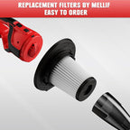 MaxMore 120W Cordless Handheld Vacuum Cleaner Compatible with Milwaukee 18V Battery (Tool Only) Portable Stick Vacuum for Home Hard Floor Carpet Car Pet Hair Cleaning