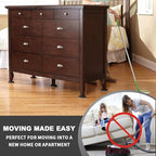 Furniture Sliders for Hardwood Floors 16 PCS - 3 1/2 inch Sliders for Moving Furniture – Felt Furniture Pads for Hardwood Floors