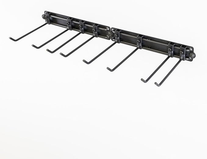 StoreYourBoard Garage Tool Organizer Wall Mount – Heavy Duty Garage Wall Organizer for Garage Organization and Storage, Broom Holder Wall Mount for Gardening Tools & Yard Tools – 32" Holds 300 lbs