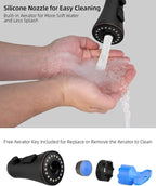 Hibbent Pull Down Kitchen Faucet Head Replacement, 3-Function NSF/ANSI/CAN 61 & CUPC Certified Sink Spray Nozzle, 15 Adapters, Compatible with Moen, Delta, Kohler Faucets, Oil-Rubbed Bronze