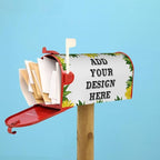 Personalized Mailbox Covers Custom Picture/Photo/Text Magnetic Standard Size Mailbox Wraps Post Letter Box Cover for Garden Yard Outdoor Decorations-7