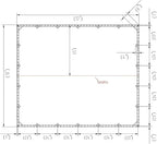 Mytee Products 10' x 12' Tan Canvas Tarp 12oz Heavy Duty Water Resistant