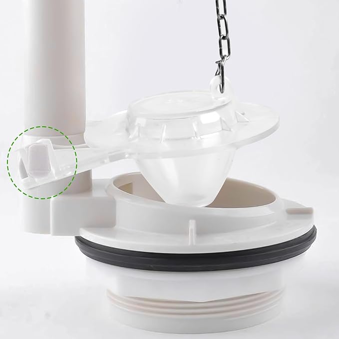 Universal Toilet Flapper Replacement Kit, 2 Inch Toilet Tank Flapper with Stainless Chains, Designed for American Standard Kohler Toto Gerber Toilet, Heavy duty Silicone Stopper Water Saving