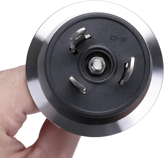 DERNORD 120V 1650W Tri-clamp Foldback Heating Element Stainless Steel Immersion Water Heater with 3-Wire Electrical Locking Plug (2 Inch Tri clamp)