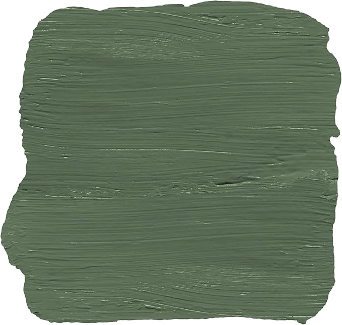 AMY HOWARD AT HOME Chalk-Based One Step Paint for Furniture, Cabinetry, Decor, Finish, and More | No Stripping, Sanding, or Priming | Dark Base | 16 Ounce | English Boxwood