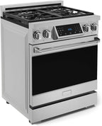 Gordon Ramsay by THOR Kitchen 30 Inch Professional Liquid Propane Range with Tilt Panel Touch Control in Stainless Steel