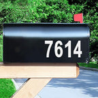 Reflective Vinyl Mailbox Number Decals - Waterproof, Self-Adhesive, Classic Style (3" & 4")