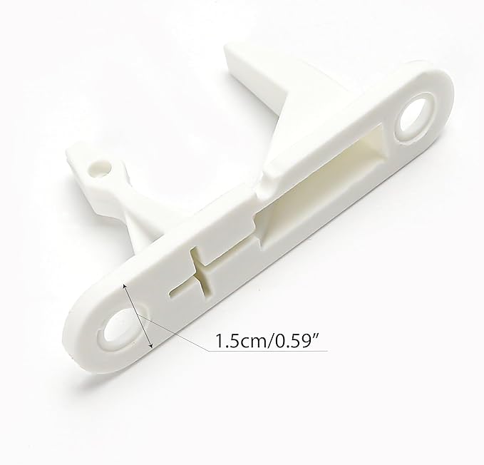 2 Pack Washer Door Striker Lock Latch Replacement Parts for Frigidaire Affinity 131763310 - Front Load Catch Fits for Gibson, for Kenmore - Replaces 131763300, AP3580441, PS890617 - Easy to Install