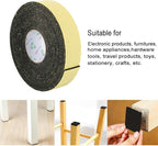 ToLanbbt High Density Foam Insulation Tape Adhesive Rubber Strip, Seal, Door Insulation Tape Weatherstrip, Waterproof, HVAC, Pipes, Foam Strips Air Conditioning, Weather Stripping (33Ft x 1/8" x 2")