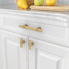 Asidrama 10 Pack 3 Inch(76mm) Champagne Bronze Kitchen Cabinet Handles, Cabinet Pulls Kitchen Cabinet Hardware Cupboard Handles Drawer Pulls