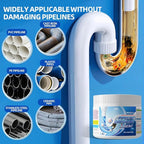Lanwexy-sink drain hair clog remover cleaner、toilet unclogger heavy duty、bathroom shower pipeline dredging agent、unclog clogged drain、clogged【2 bottles】