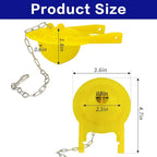 2 Pack Upgraded toilet flapper 3 Inch, silicone toilet valve replacement kit, fit for TO-TO toilet parts THU499S THU331S THU175S 2021BP G-Max