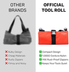 Official Maverick Tool Roll Bag - Easy to Carry 5-Pocket Roll Up Tool Bag - Durable Waterproof Canvas, YKK Zippers & Secure Buckle - Loving Gift for Dads, Mechanics, Electricians & Hobbyists|ArmyGreen