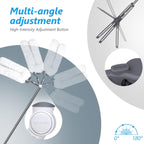 Masthome Microfiber Duster,Microfiber Feather Dusters with Adjustable Angle Head, Adjustable Cobweb Duster with 60 " Long Pole, Dusters for Cleaning Ceiling Fan, High Ceiling, Furniture