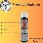 Quality Chemical Oven and Grill Blaster Heavy-Duty Oven Cleaner, Grease and Carbon Remover - 18 oz Can (Pack of 12)