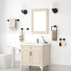 Bathroom Hardware Accessories Set: 7-Pieces Bath Towel Bar Set, Towel Racks for Bathroom Wall Mounted, SUS304 Stainless Steel, Matte Black