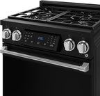 Gordon Ramsay by THOR Kitchen 30 Inch Professional Gas Range with Tilt Panel Touch Control in Black/Stainless Steel
