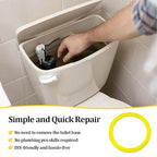 Flush Valve Seal for Kohler, 2 Pack GP1059291 Silicone Replacement for Toilets, Canister Flush Valve Toilet Tank Gasket Replacement Parts