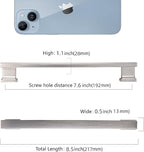 COTYKILEY 6 Pack 7.5 Inch(192mm) Brushed Satin Nickel Cabinet Handles Kitchen Cabinet Pulls Cabinet Door Handles Kitchen Cabinet Hardware Cupboard Drawer Pulls Dresser Handles