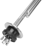 DERNORD 240V 6500W Tri-clamp Foldback Heating Element Stainless Steel Immersion Water Heater with 3-Wire Electrical Locking Plug (2 Inch Tri clamp)