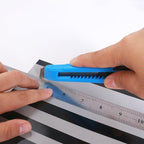 39 Piece Basic Home Tool Set Household Tool Set General Repair Small Hand Tool Kit in Toolbox Storage Case for Home Garage Office College Dormitory Use, Blue