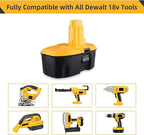 18V Replacement Battery for DeWalt DC9096 2 Packs 5.0Ah 18 Volt XRP Replacement Batteries for DeWalt DE9096 DC9098 DE9098 DE9098 DW9096 DW9095 Cordless Power Tools