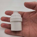 E26 E27 Light Socket,8-Pack White Edison Retro Pendant lamp Holder, E26 E27 Plastic Standard Screw-in Socket Maximum Wattage 250W Heat Resistant Up to 200℃ Fire Resistant