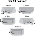 Korky 6054BP StrongARM Tank Lever Universal to Fit Front Angled Side Left and Right Mount Toilets, Chrome, Simple Style