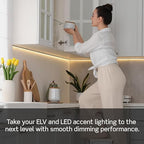 Leviton Decora Smart ELV/LED, Phase Selectable Dimmer Switch, Wi-Fi 2nd Gen, Neutral Wire Required, D2ELV-1BW, White