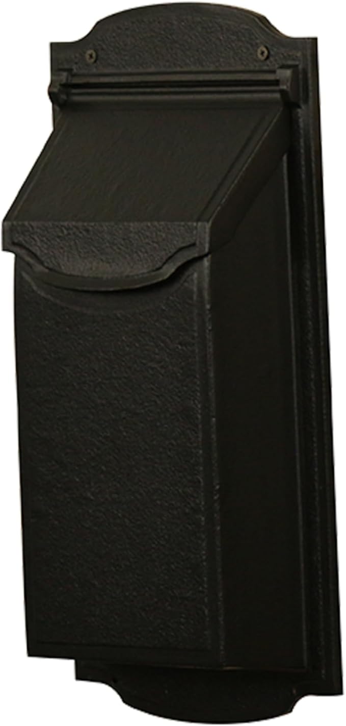 Special Lite Contemporary Vertical Mailbox Wall Mount Mailbox - Black Aluminum Mailbox for Wall Mount - SVC-1002-BLK