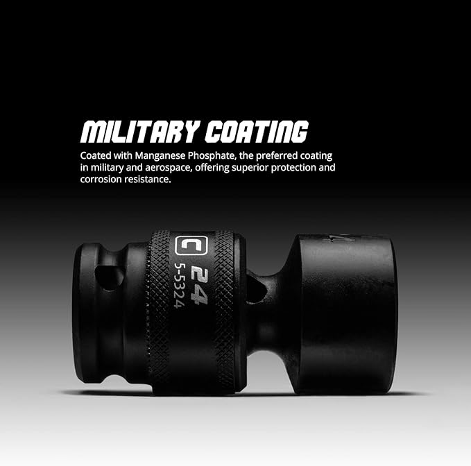 Capri Tools 15 mm Universal Impact Socket, 1/2-Inch Drive, 6-Point, Metric