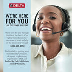 Delta Junction Brushed Nickel Kitchen Faucet with Pull Down Sprayer, Modern Single Hole Kitchen Sink Faucet, Single Handle, Spotshield Stainless 19825LF-SP