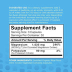 nbpure MagO7 - Natural Colon Cleanse & Detox - Occasional Constipation Relief, Stool Softening, & Bloating Support for Men & Women - Ozonated Magnesium Oxide, 90 Capsules