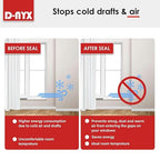 Window Sealing Tape 1 Pack Transparent Sealing Heavy-Duty Residue-Free RV Insulation for Doors and Windows, Clear Weather Stripping Draft Isolation Tape (1 Pack 2 inch)