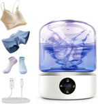 Underwear Washer, Portable Mini Washing Machine,Upgraded Mini Washings Machines,Type-C Rechargeable Cordless Washing-Machine, Laundry Cup for Bra, Underwear, Socks UV 1.5L