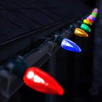 HLO Lighting Smooth C9 Christmas Lights | Sun Warm White LED Bulbs for Indoor & Outdoor Christmas Decor | Set of 500