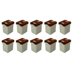 25 Amp J-Case Low Profile (Mini) Fuse 16mm for Pickup Trucks, Cars and SUVs (25A, 10 Pack)