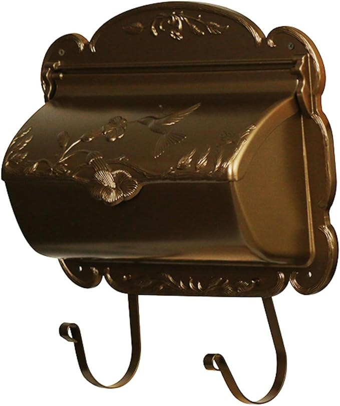 Special Lite Hummingbird Horizontal Wall Mount Mailbox - Bronze Aluminum Mailbox for Wall Mount - SHB-1004-HBZ