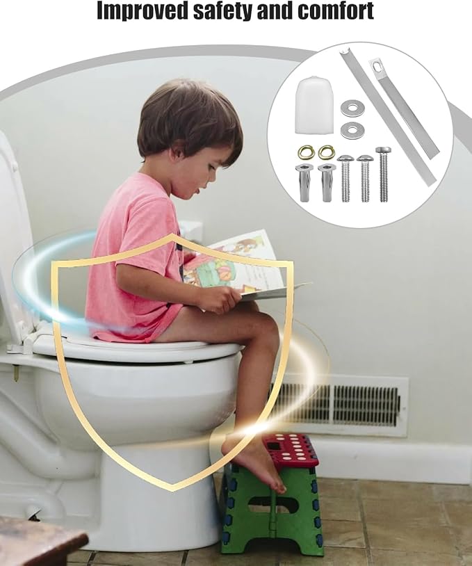 Toilet Seat Anchor Kit Compatible with Kohler K-84999 K-3386 K-3393 K-3398 K-3564 K-14338 K-3607 Models, Toilet Seat Fastening Replacement Kit