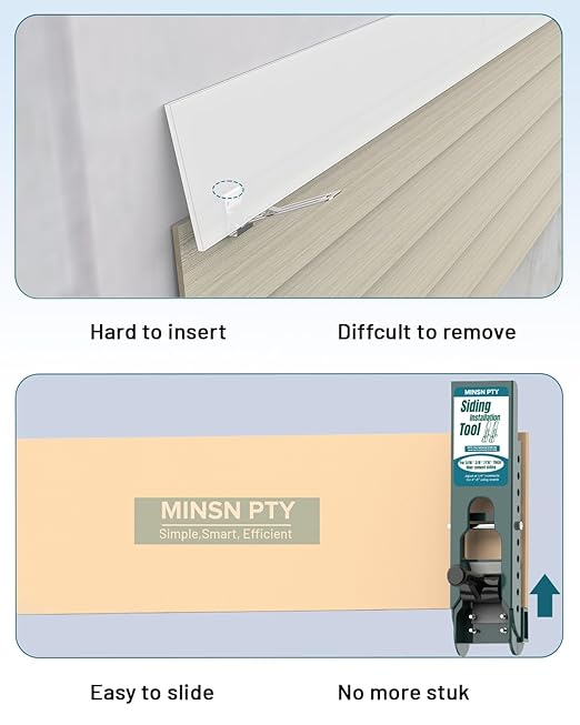 Upgraded Siding Installation Tools for 5/16-Inch, 3/8-Inch, 7/16-Inch Fiber Cement Lap Siding - Gauge With Adjustable Reveals, Polycarbonate Body, 2 Packs