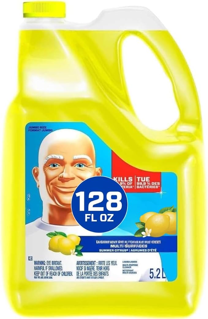 Multi Purpose Cleaner - 1.4 Gallons (176 oz) - Kitchen Bath Tile Counters & Floors - Multi Purpose Cleaning Solution - Extra Large Bottle - Citrus Scent