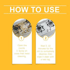 Heavy Duty Kitchen Degreaser Spray, Powerful Cleaner for Stubborn Oil Stains, Grease Remover for Stovetops, Countertops, Ovens & Grills, 2 PCS