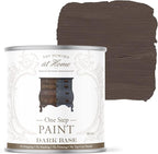 AMY HOWARD AT HOME Chalk-Based One Step Paint for Furniture, Cabinetry, Decor, Finish, and More | No Stripping, Sanding, or Priming | Dark Base | 16 Ounce | Windsor